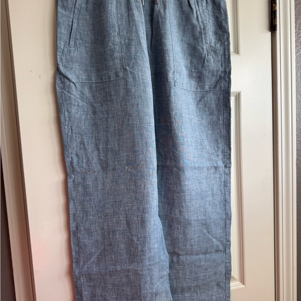 Athleta Slate Blue Relaxed Pants